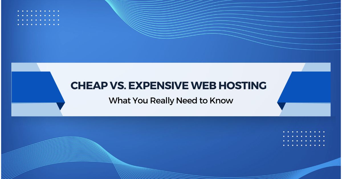 cheap vs. expensive web hosting