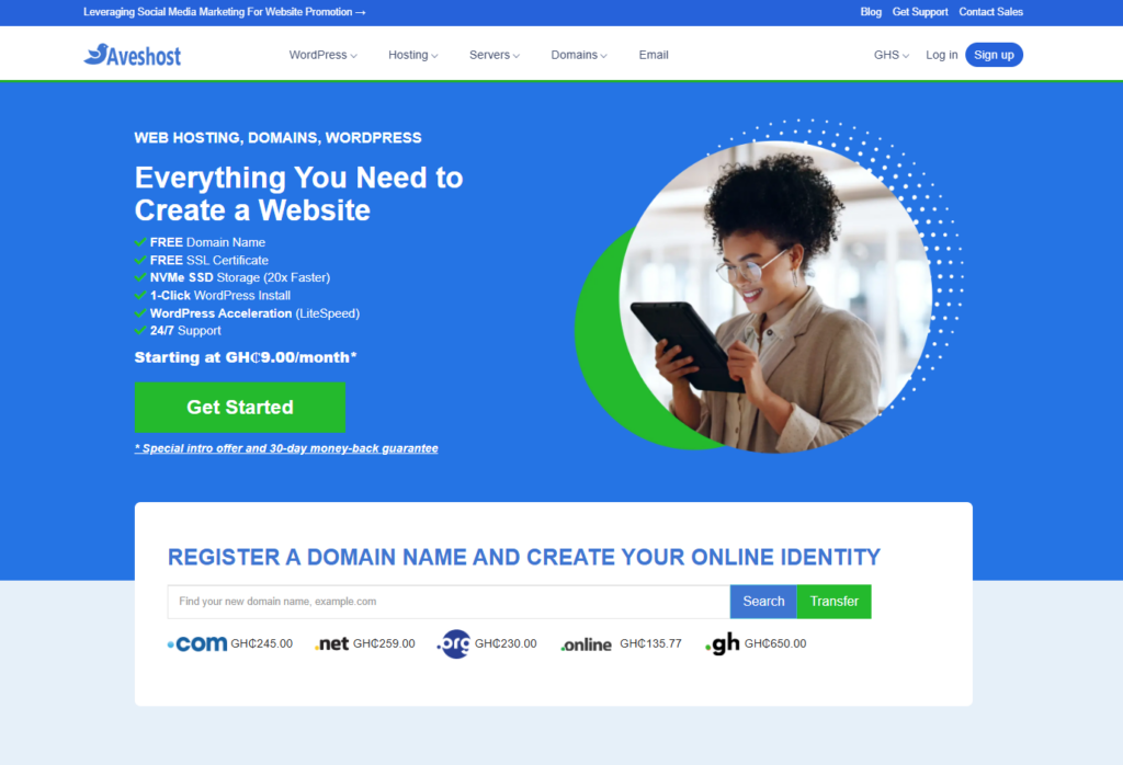 How to Start a Blog in Ghana: Comprehensive Guide (2025) 1 Visit Aveshost.com