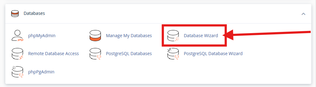 How to Set Up a MySQL Database & User in cPanel (2 Easy Methods) 1 Database Wizard