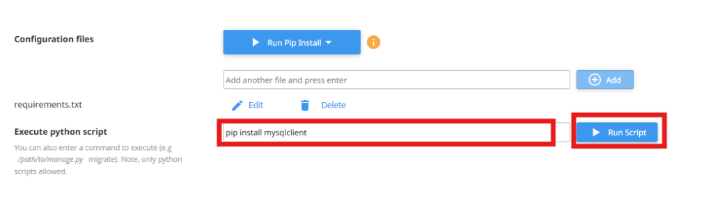 How to Deploy Django App on cPanel (The Ultimate Guide) 8 How to deploy Django App - Execute python script