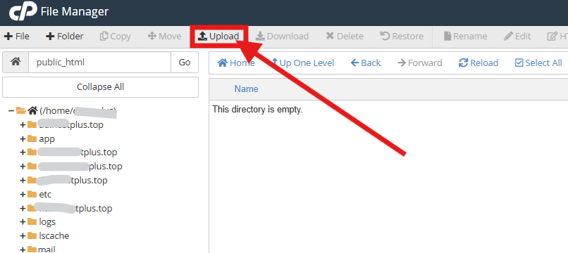 How to Host a PHP Website: A Beginner's Guide 1 How to host PHP website - Upload Your Website Files via file manager